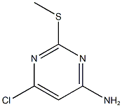 6-chloro-2-(methylsulfanyl)pyrimidin-4-amine Struktur