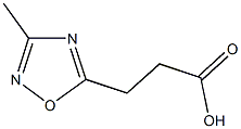 3-(3-METHYL-1,2,4-OXADIAZOL-5-YL)PROPANOIC ACID Struktur