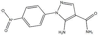 5-AMINO-1-(4-NITROPHENYL)-1H-PYRAZOLE-4-CARBOXAMIDE Struktur