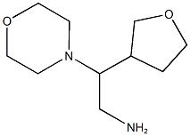 2-MORPHOLIN-4-YL-2-TETRAHYDROFURAN-3-YLETHANAMINE Struktur