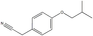 (4-ISOBUTOXYPHENYL)ACETONITRILE Struktur