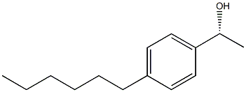 (1R)-1-(4-HEXYLPHENYL)ETHANOL Struktur