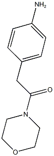 4-(2-morpholin-4-yl-2-oxoethyl)aniline Struktur