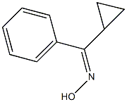 (Z)-cyclopropyl(phenyl)methanone oxime Struktur