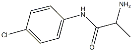 2-amino-N-(4-chlorophenyl)propanamide Struktur