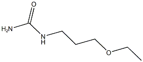 (3-ethoxypropyl)urea Struktur