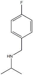 [(4-fluorophenyl)methyl](propan-2-yl)amine Struktur