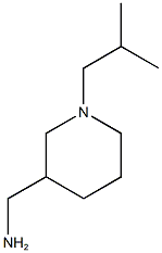 [1-(2-methylpropyl)piperidin-3-yl]methanamine Struktur