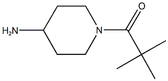 1-(2,2-dimethylpropanoyl)piperidin-4-amine Struktur