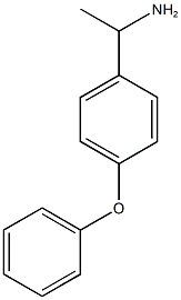 1-(4-phenoxyphenyl)ethan-1-amine Struktur