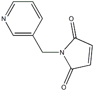 1-(pyridin-3-ylmethyl)-2,5-dihydro-1H-pyrrole-2,5-dione Struktur