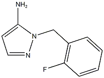 1-[(2-fluorophenyl)methyl]-1H-pyrazol-5-amine Struktur