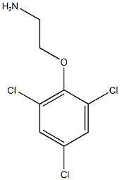 2-(2-aminoethoxy)-1,3,5-trichlorobenzene Struktur