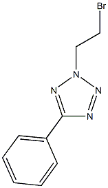 2-(2-bromoethyl)-5-phenyl-2H-1,2,3,4-tetrazole Struktur