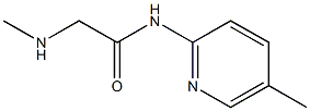 2-(methylamino)-N-(5-methylpyridin-2-yl)acetamide Struktur