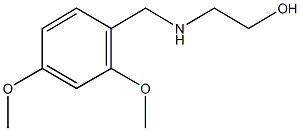 2-{[(2,4-dimethoxyphenyl)methyl]amino}ethan-1-ol Struktur