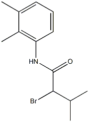 2-bromo-N-(2,3-dimethylphenyl)-3-methylbutanamide Struktur