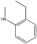 2-ethyl-N-methylaniline Struktur