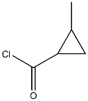 2-methylcyclopropane-1-carbonyl chloride Struktur