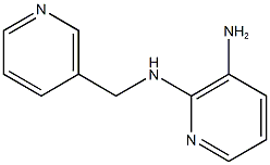 2-N-(pyridin-3-ylmethyl)pyridine-2,3-diamine Struktur