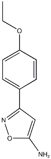 3-(4-ethoxyphenyl)-1,2-oxazol-5-amine Struktur