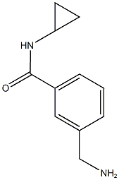 3-(aminomethyl)-N-cyclopropylbenzamide Struktur