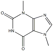 3,7-dimethyl-2,3,6,7-tetrahydro-1H-purine-2,6-dione Struktur