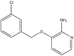 3-[(3-chlorophenyl)methoxy]pyridin-2-amine Struktur