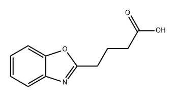 4-(1,3-benzoxazol-2-yl)butanoic acid Struktur