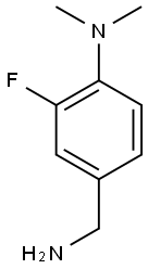 4-(aminomethyl)-2-fluoro-N,N-dimethylaniline Struktur