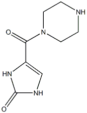 4-(piperazin-1-ylcarbonyl)-2,3-dihydro-1H-imidazol-2-one Struktur