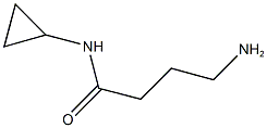 4-amino-N-cyclopropylbutanamide Struktur