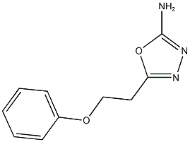 5-(2-phenoxyethyl)-1,3,4-oxadiazol-2-amine Struktur