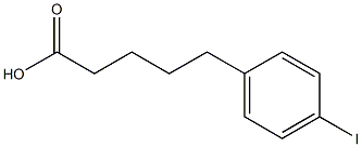 5-(4-iodophenyl)pentanoic acid Struktur