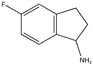 5-fluoro-2,3-dihydro-1H-inden-1-amine Struktur