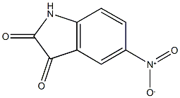 5-nitro-2,3-dihydro-1H-indole-2,3-dione Struktur