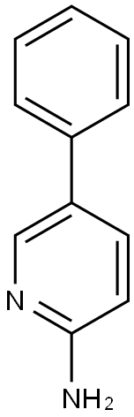 5-phenylpyridin-2-amine Struktur