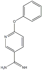 6-phenoxypyridine-3-carboximidamide Struktur