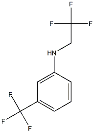 N-(2,2,2-trifluoroethyl)-3-(trifluoromethyl)aniline Struktur