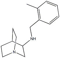 N-[(2-methylphenyl)methyl]-1-azabicyclo[2.2.2]octan-3-amine Struktur