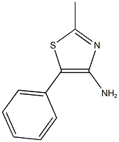 2-methyl-5-phenyl-1,3-thiazol-4-amine Struktur