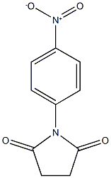 1-(4-nitrophenyl)pyrrolidine-2,5-dione Struktur