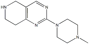 2-(4-METHYLPIPERAZIN-1-YL)-5,6,7,8-TETRAHYDROPYRIDO[4,3-D]PYRIMIDINE Struktur