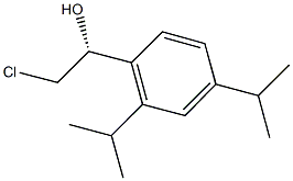 (1R)-2-CHLORO-1-(2,4-DIISOPROPYLPHENYL)ETHANOL Struktur