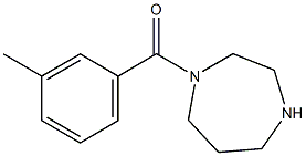 1-(3-METHYLBENZOYL)-1,4-DIAZEPANE Struktur