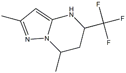 2,7-DIMETHYL-5-(TRIFLUOROMETHYL)-4,5,6,7-TETRAHYDROPYRAZOLO[1,5-A]PYRIMIDINE Struktur