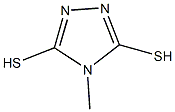 4-methyl-4H-1,2,4-triazole-3,5-dithiol Struktur