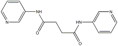 N,N'-dipyridin-3-ylsuccinamide Struktur