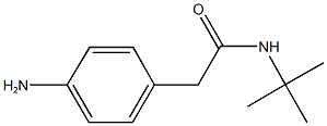 2-(4-aminophenyl)-N-(tert-butyl)acetamide Struktur