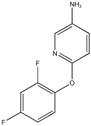 6-(2,4-difluorophenoxy)pyridin-3-amine Struktur